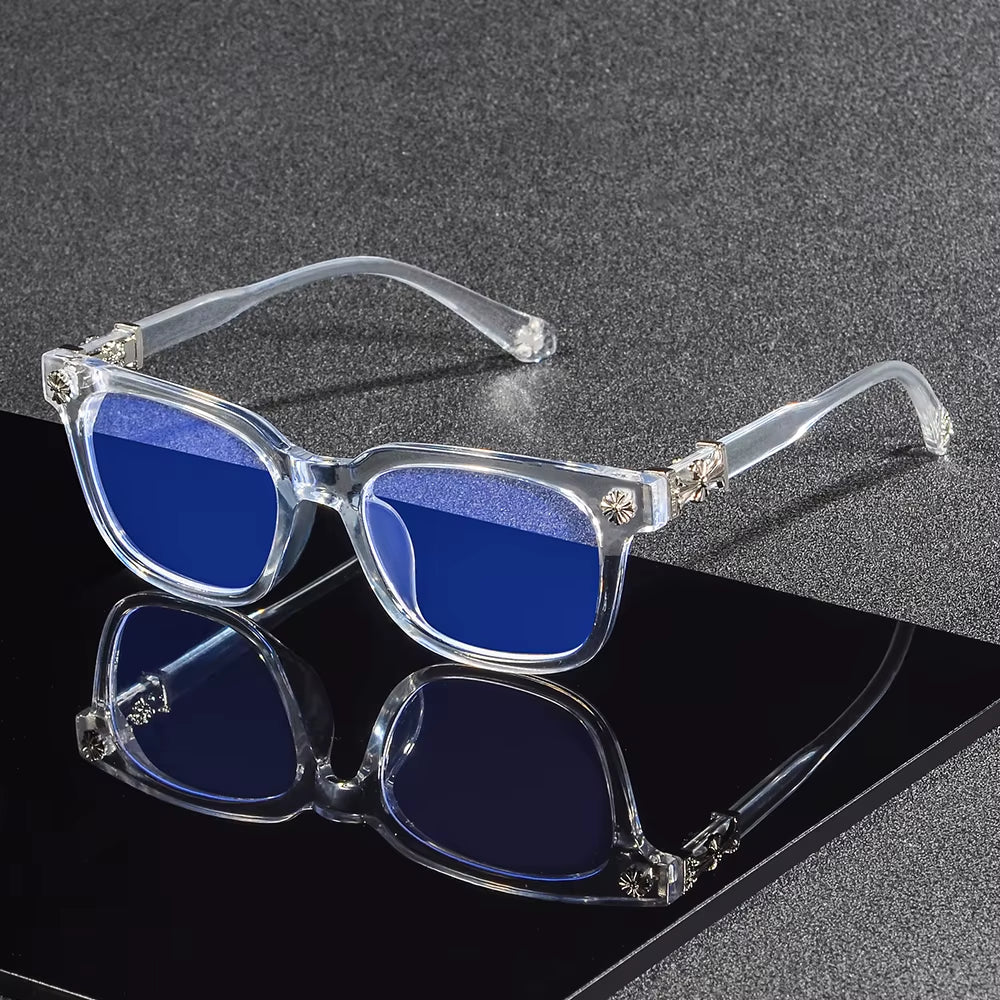 Classic Square anti Blue Light Glasses Reading Books Glasses Women and Men Prescription Glasses Computer Eyeglasses