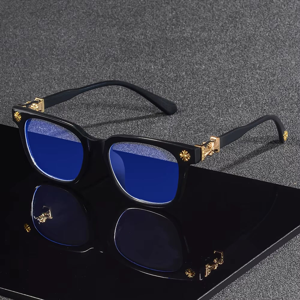 Classic Square anti Blue Light Glasses Reading Books Glasses Women and Men Prescription Glasses Computer Eyeglasses