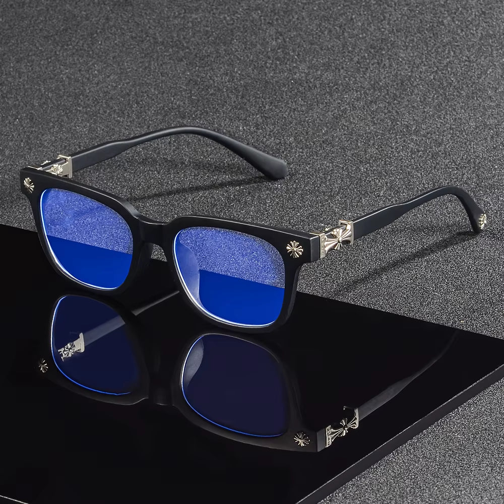 Classic Square anti Blue Light Glasses Reading Books Glasses Women and Men Prescription Glasses Computer Eyeglasses